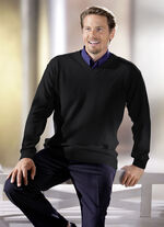 Prachtige V-hals trui in 5 kleuren ZWART