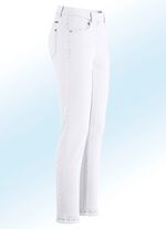 Magic-jeans met mooie studs en trendy franjes 