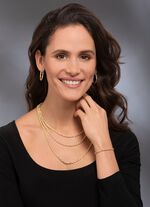 Klassieke koordkettingset, gediamanteerd 