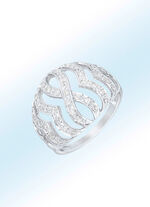 Charmante damesring met 37 diamanten 
