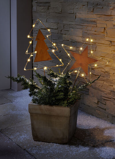 Metalen LED-tuinpaal 