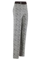 Broek met trendy dierenhuiddessin 
