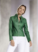 Kort jasje met kleine opstaande kraag 