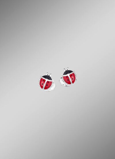 Lieveheersbeestje oorbellen 