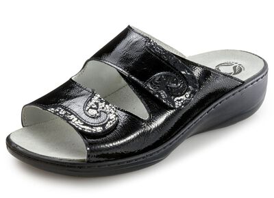 Mubb, comfortabele damesmuiltjes, breedte H, met uitneembaar voetbed 