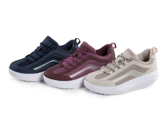 Aerosoft walker-veterschoenen met vervangbare binnenzool van zacht schuim BEIGE