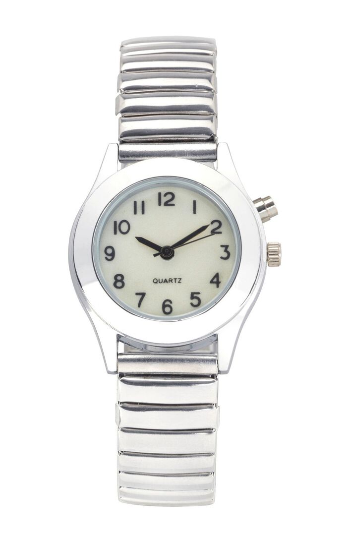 Horloge met stretchband 