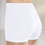 Set van vier slipjes met een jacquardmotief 