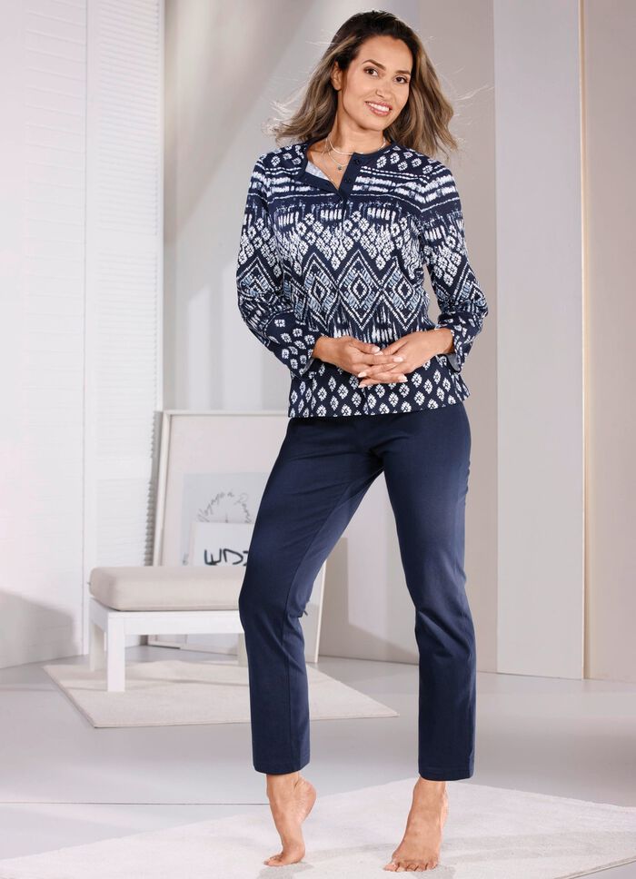 Tweepak pyjama's met lange mouwen en lange broek 