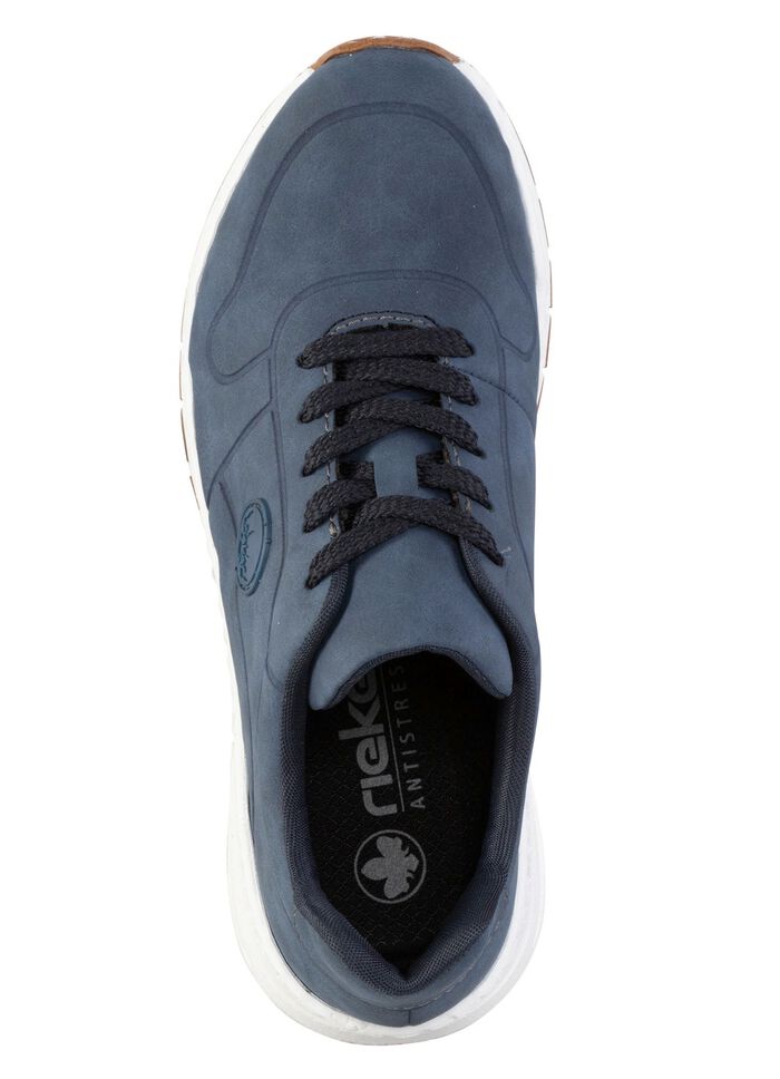 Rieker, stijlvolle damessneakers, breedte H, met uitneembaar voetbed JEANS