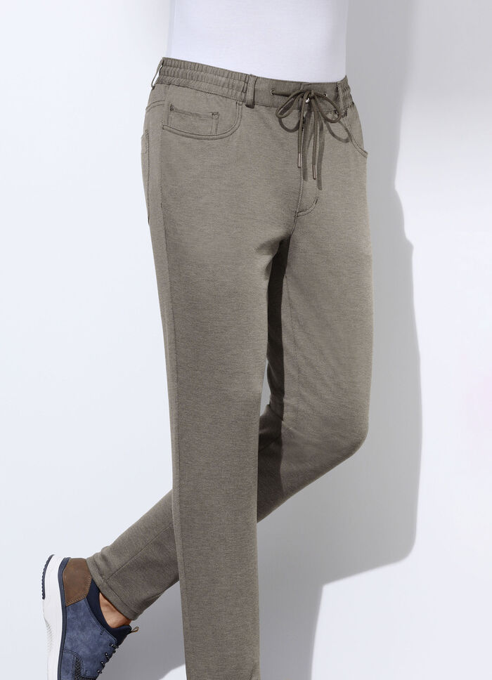 Superstretch broek SLIB GEMÊLEERD