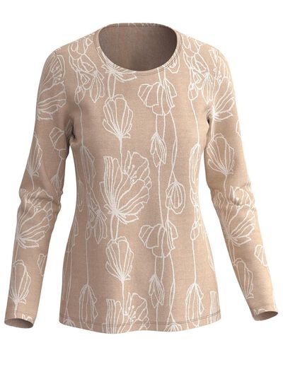 trui in jacquardmotief 