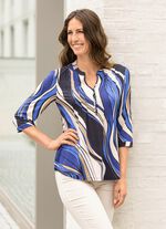 Tuniek met lusknoopsluiting 