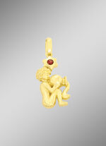 Sterrenbeeld-kettinghanger met echte edelstenen 