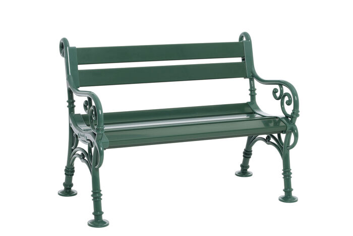 Tuinbank van stevig kunststof GROEN