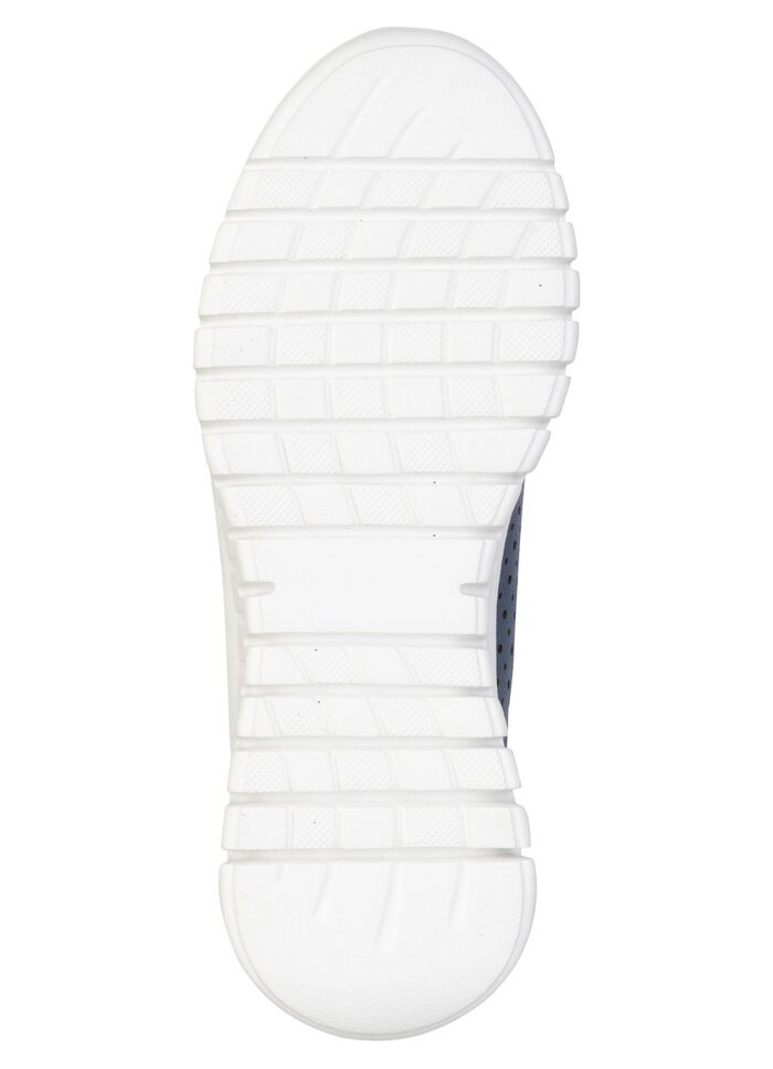 ELENA EDEN, zomerse damessneakers, breedte H, met uitneembaar voetbed JEANS-SILBER