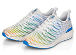Rieker sneakers met regenboog kleurverloop WIT-MULTICOLOR