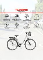 Stads e-bike RC667 van TELEFUNKEN 