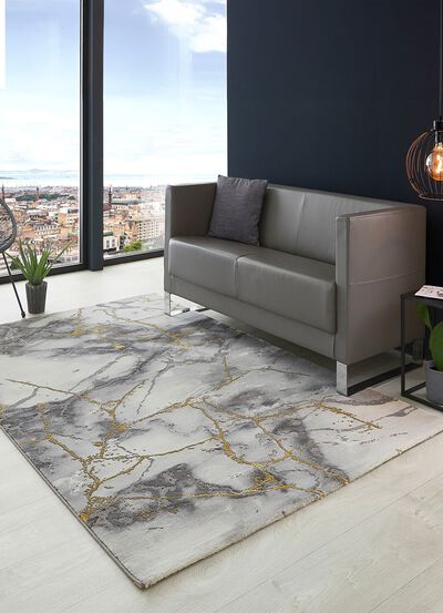 Stijlvolle bruggen en tapijten met marmermotief 