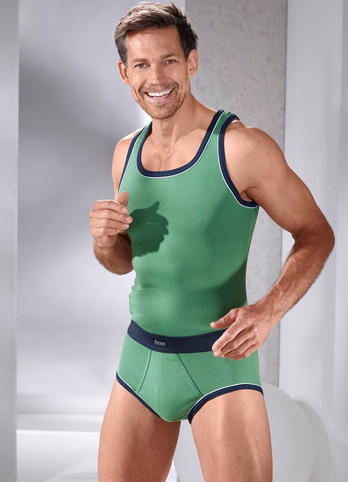 Drie-pack fijne ribslips 