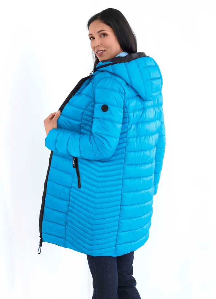 Functionele korte jas met tweewegritssluiting 