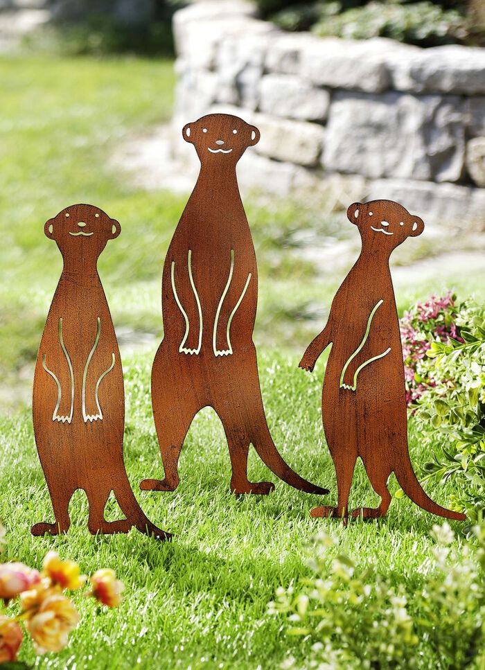 Tuinplug stokstaartje set van 3 