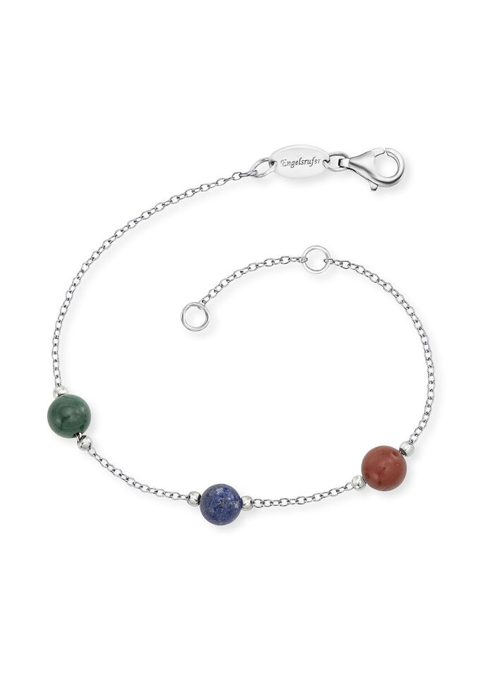 Krachtige stenen armband met edelstenen 