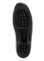 Slippers van elastisch gebreid materiaal met vetersluiting 