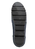 Gemini veterschoen van geperforeerd nappaleer BLAUW