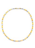 Buitengewoon mooi en modern: Ketting tweekleurig 