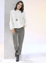 Comfortabel shirt in 2 kleuren ECRU