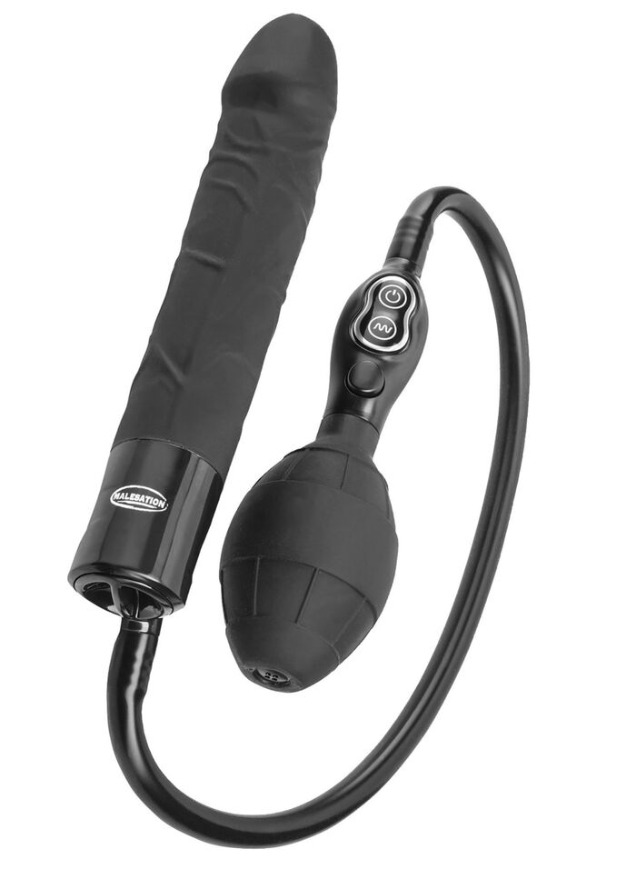 Opblaasbaar, vibrerend massageapparaat 