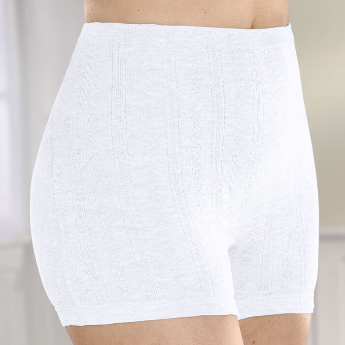 Set van vier slipjes met een jacquardmotief 