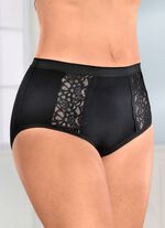 Set van vier slips met kanten inzetstukken 