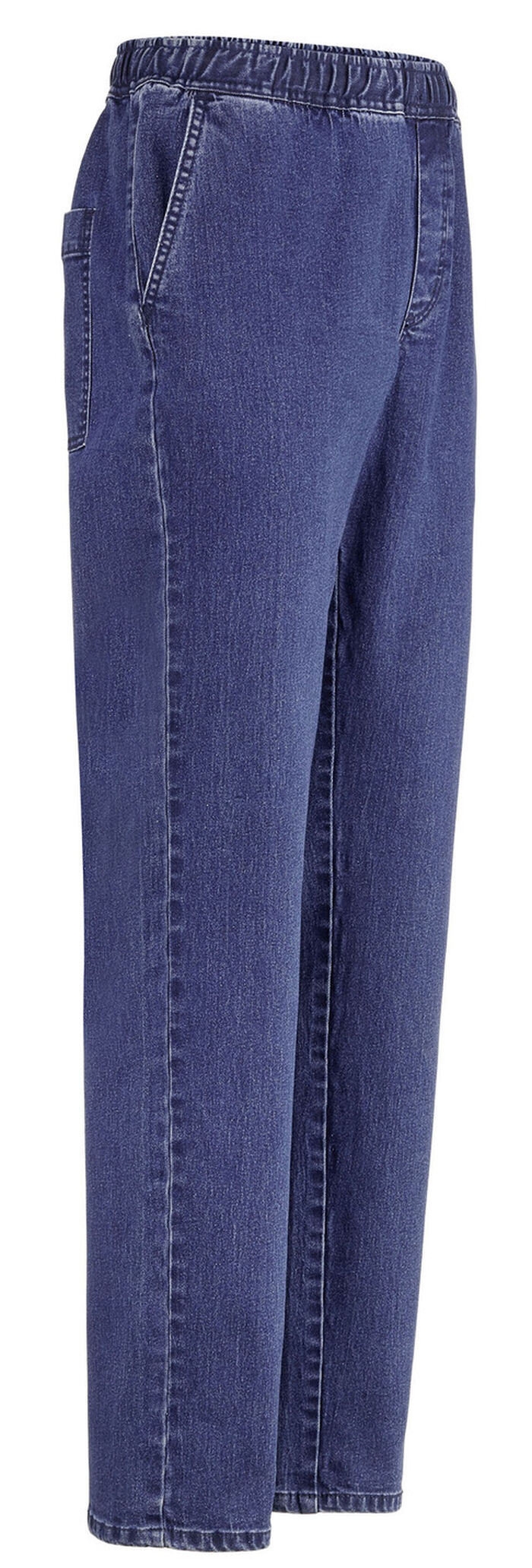Pull-on jeans in 3 kleuren JEANSBLAUW