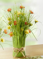 Lenteboeket in natuurlijke kleuren GROEN-ORANJE-GEEL