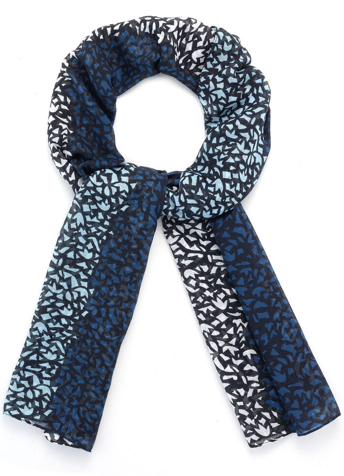 Sjaal met fantasiedessin 