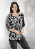 Smaakvol overhemd met 3/4-mouwen 