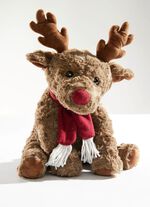 Eland gemaakt van zacht pluche 