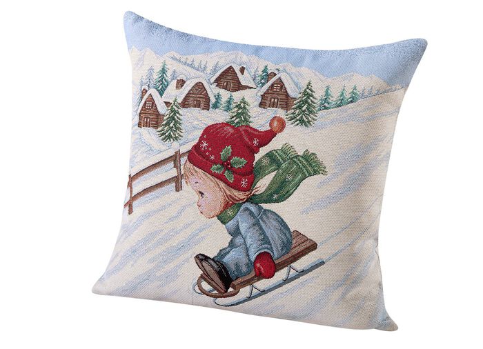 Kussenhoes van tapijt MULTICOLOR