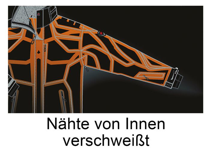 Functioneel herenjack van Killtec&reg; met afneembare capuchon DONKERBLAUW