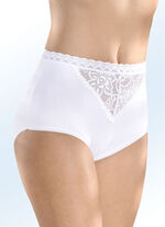 Verpakking met vier slips met elastische band van kant