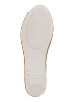 Gemini pantoffels van gedeeltelijk reli&euml;f nappaleer ORANJE