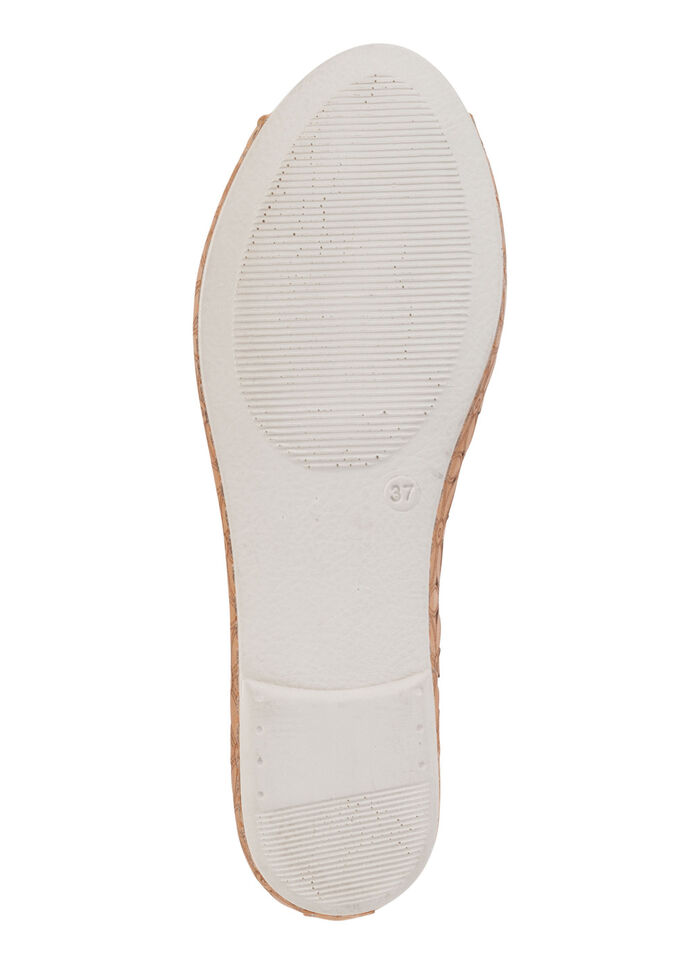 Gemini pantoffels van gedeeltelijk reli&euml;f nappaleer ORANJE