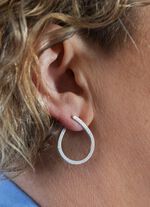 Tijdloze creolen in ijsmat 