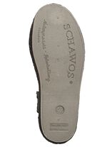 Pantoffel met elastiek aan de zijkant 