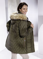 Functionele jas met afneembare capuchon 