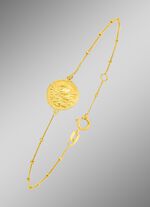 Kinkettingarmband met Romeins muntmotief 