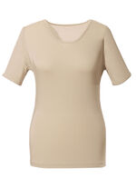 Twee-pack overhemden met elastische boorden 1X BEIGE, 1X SCHWARZ