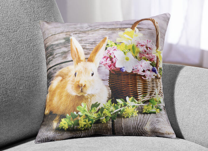 Kussensloop in fluweellook 